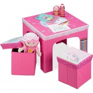 Preisvergleich für Stühle & Tische: Sitzgruppe Kinder pink