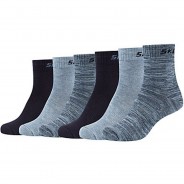 Preisvergleich für Strumpfwaren: Skechers 6er-Pack Kindersocken hellblau Gr. 27-30