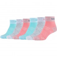 Preisvergleich für Strumpfwaren: Skechers Kurzsocken Socken koralle Gr. 35-38