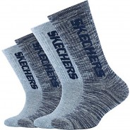 Preisvergleich für Strumpfwaren: Skechers Tennis-Socken blau Gr. 27-30