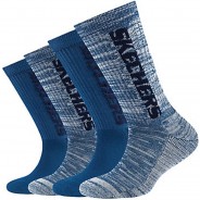 Preisvergleich für Strumpfwaren: Skechers Tennis-Socken dunkelblau Gr. 39-42