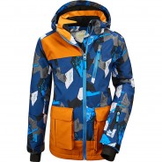 Preisvergleich für Jacken & Outdoorkleidung: Skijacke FLUMET  (recycelt) braun Gr. 128 Jungen Kinder