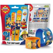 Preisvergleich für Accessoires für Kinder: Slap-Snap-Bands Fireman Sam 6 Stück rot-kombi