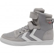 Preisvergleich für Schuhe: SLIMMER STADIL LEATHER HIGH JR Sneakers High Kinder grau Gr. 30  Kinder