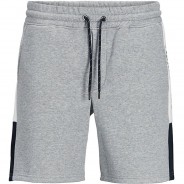 Preisvergleich für Hosen: Sweatshorts JPSTLOGO  hellgrau Gr. 164 Jungen Kinder