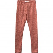 Preisvergleich für Hosen: Thermoleggings NKFDAVINA , Organic Cotton apricot Gr. 128 Mädchen Kinder