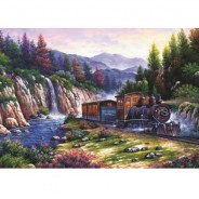 Preisvergleich für Puzzle: Art Puzzle Zugreisen 1000 Teile Puzzle Art-Puzzle-4233