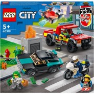 Preisvergleich für Konstruktionsspielzeug: LEGO® City 60319 Löscheinsatz und Verfolgungsjagd